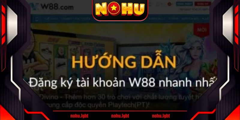 Hướng dẫn đăng ký chơi W88 trên điện thoại Hướng dẫn đăng ký chơi W88 trên điện thoại