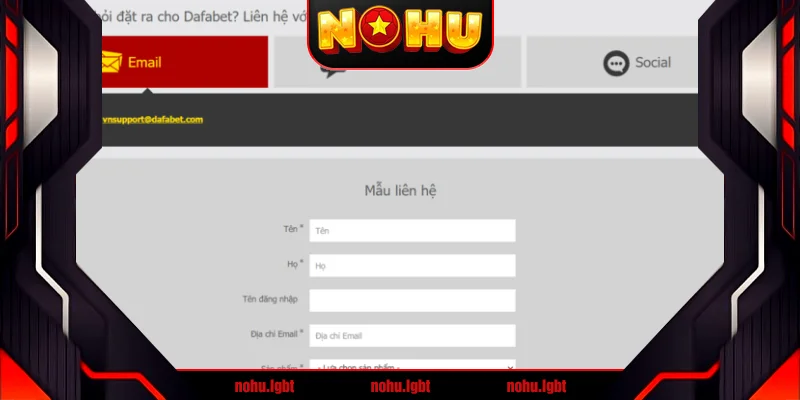 Những hình thức liên hệ Dafabet Những hình thức liên hệ Dafabet