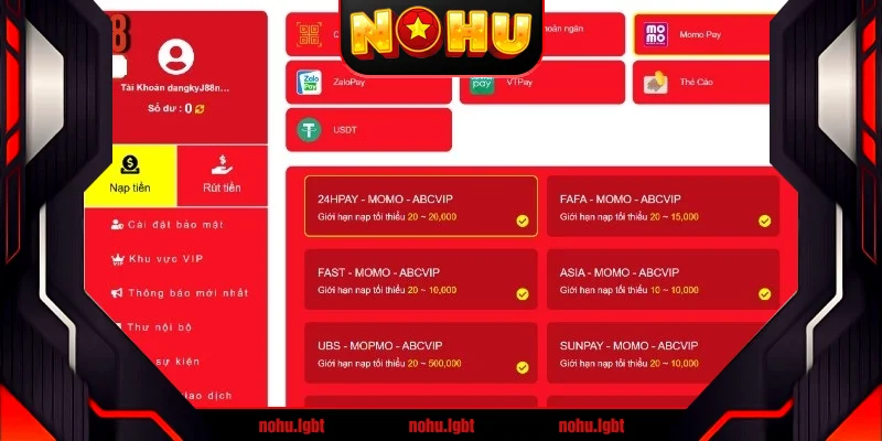 Hướng dẫn cách nạp tiền tại J88 Hướng dẫn cách nạp tiền tại J88